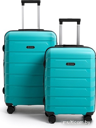 Чемодан-спиннер Pride PP-9602 (S, бирюзовый)