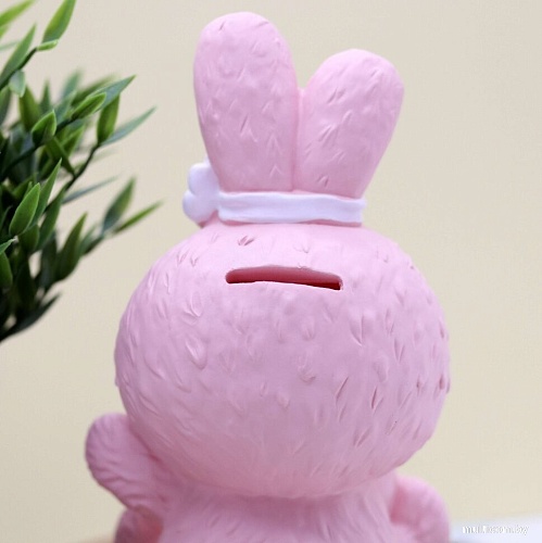 Копилка для денег ILikeGift Surprised bunny 1043-1A (розовый)
