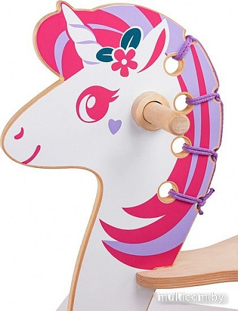 Качалка Woody Единорог тип B1 07333