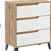 Комод ЭлиГард Eyva 3S (дуб вотан/белый)