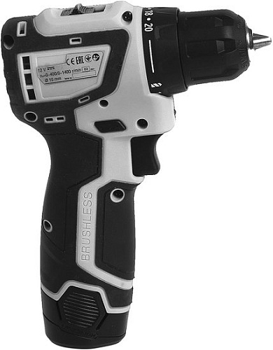 Дрель-шуруповерт Интерскол ДА-10/12В (с 2-мя АКБ, кейс)