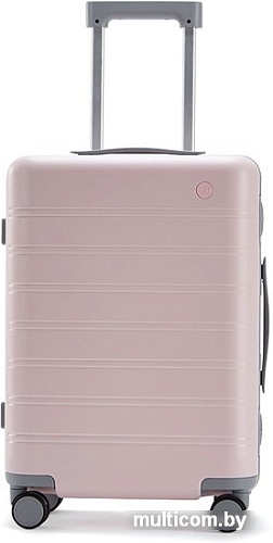 Чемодан-спиннер Ninetygo Manhattan Frame Luggage 20" (светло-розовый)