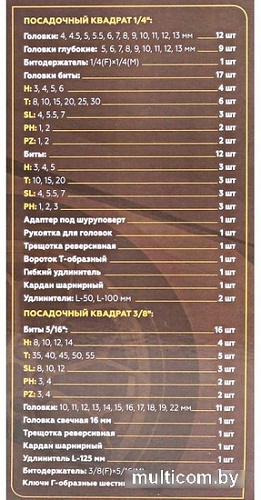 Универсальный набор инструментов Forstime FT-4941-5DS-м (94 предмета)