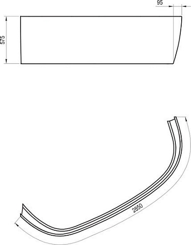 Экран под ванну Ravak A LoveStory II R CZ76100A00