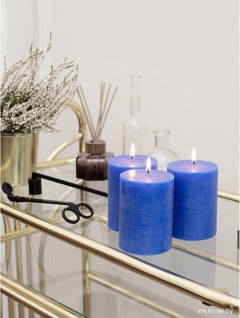 Набор свечей Мелт 100 мм (3 шт, синий)