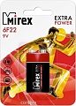 Батарейки Mirex 6F22 1 шт 23702-6F22-E1