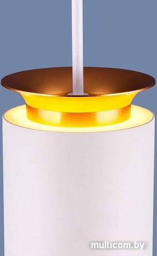 Припотолочная люстра Elektrostandard DLS021 9+4W 4200K (белый матовый/золотистый)