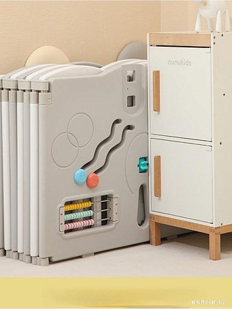 Игровой манеж Yooking Elephant 185x180 (белый/серый)