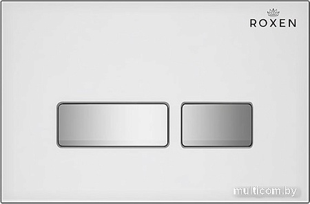 Унитаз подвесной Roxen Antares Bidet в комплекте с инсталляцией StounFix Slim 6 в 1 962866 (кнопка: белое стекло)