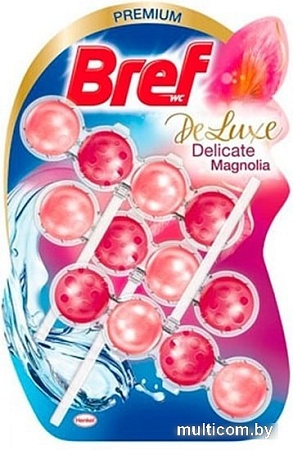 Средство для унитаза Bref Deluxe Нежная Магнолия 3х50 г