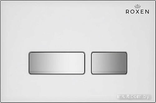 Унитаз подвесной Roxen Antares Bidet в комплекте с инсталляцией StounFix Slim 6 в 1 962866 (кнопка: белое стекло)