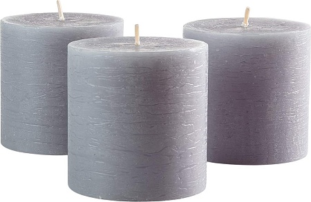 Набор свечей Мелт 75 мм (3 шт, серый)