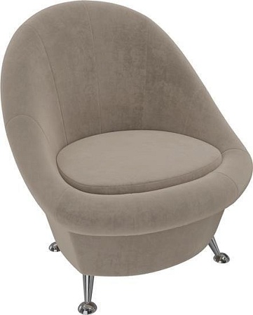 Интерьерное кресло Mebelico 252 105532 (велюр, бежевый)
