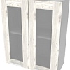 Шкаф навесной Интерлиния Компо ВШ60ст-720-2дв (дуб белый)