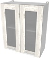 Шкаф навесной Интерлиния Компо ВШ60ст-720-2дв (дуб белый)