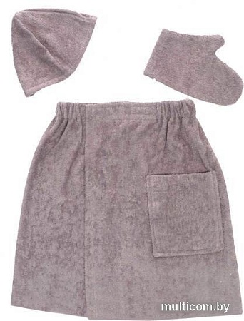 Текстиль для бани Lilia Мужской 14С-0254 (серый)