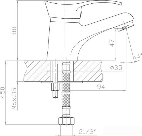 Смеситель Zollen Mainz [MA53410522]