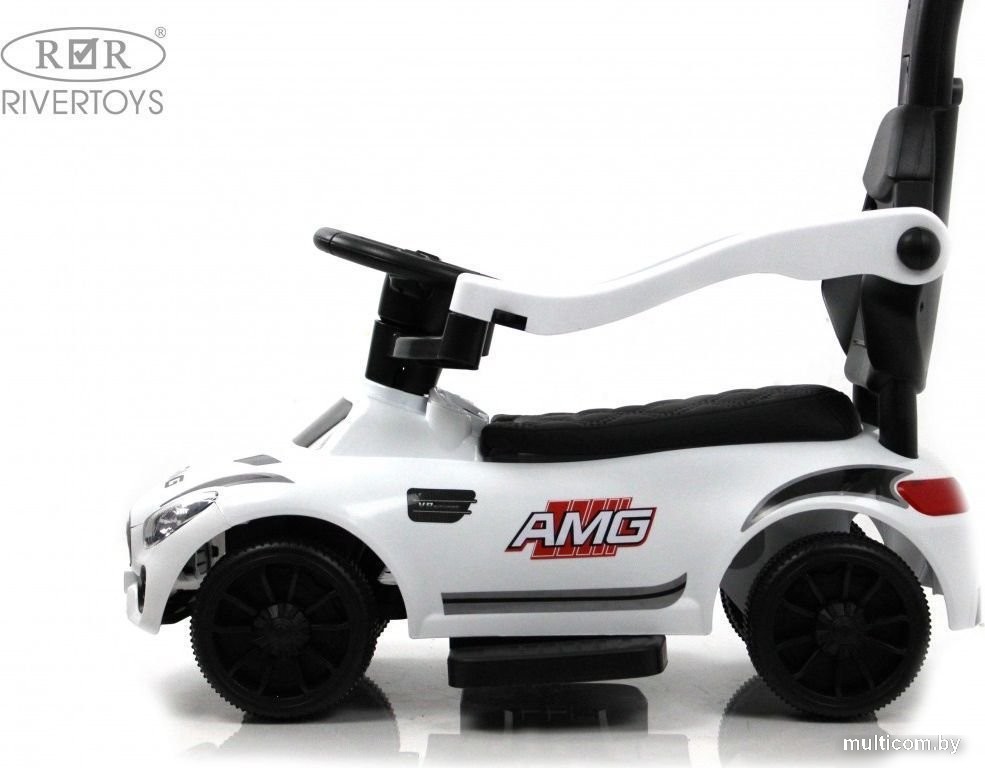 Каталка RiverToys F001FF-P (белый)