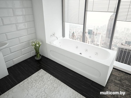 Ванна Aquatek Оберон 170x70 R (с экраном)