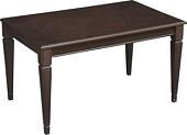 Журнальный столик Мебелик Васко В 81 (темно-коричневый/патина)
