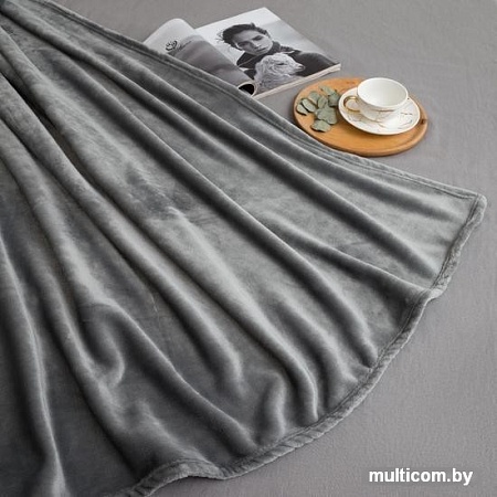 Плед Love Life 5866376 100x140 (серый)