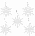 Елочная игрушка Золотая сказка Снежинки акриловые 592148 (5 шт)