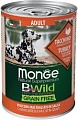 Сухой корм для собак Monge BWild Grain Free с индейкой, тыквой и кабачками (400 г)