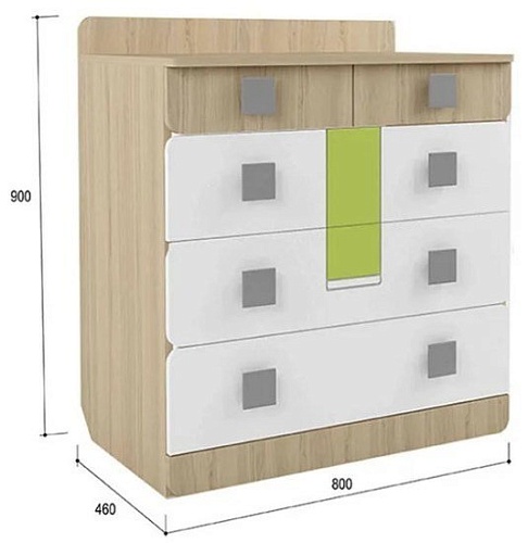 Комод Аквилон Стиль №9.1 (туя светлая-лайм)