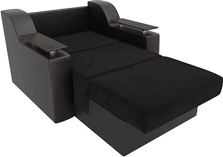 Кресло-кровать Mebelico Сенатор 105472 80 см (черный/черный)