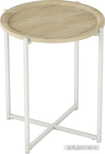 Журнальный столик Мебель Импэкс Калифорния Бьерн (дуб санремо/белый)