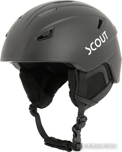 Горнолыжный шлем Ultrascout Ratio W-103L-ULSC (L, черный матовый)