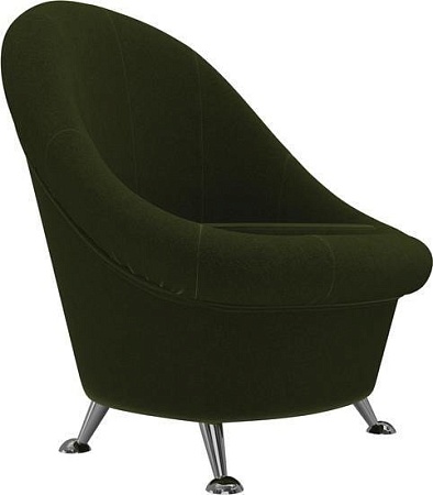 Интерьерное кресло Mebelico 252 105541 (микровельвет, зеленый)