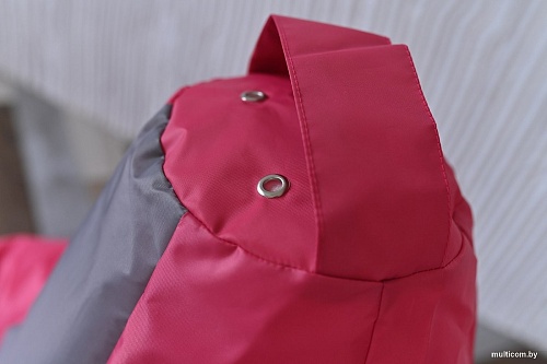 Кресло-мешок Mio Tesoro Груша Kombo XXL GF-130x85-FS (фуксия/серый)