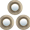 Набор зеркал Qwerty Булонь 74054 (3 шт, бронзовый)