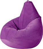Кресло-мешок Sled Груша 140x100 XXХXL (велюр, лаванда)