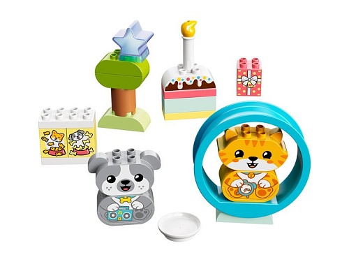 Конструктор LEGO Duplo 10977 Мой первый щенок и котёнок и их звуки