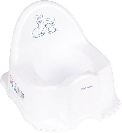 Детский горшок Tega Кролики KR-001-103 (белый)