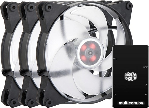Кулер для корпуса Cooler Master MasterFan Pro 140 Air Pressure RGB (с контроллером)