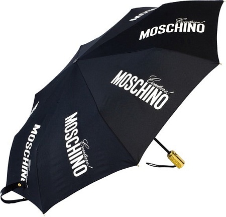 Зонт Moschino 8730-OCA Couture Gold Black