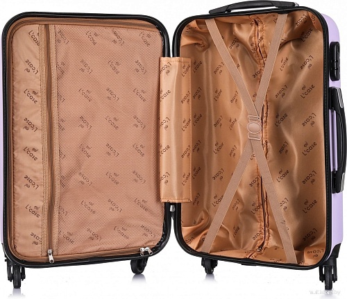 Чемодан-спиннер L'Case Krabi BCP-1202 113 (M, розовое золото)