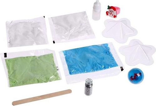 Набор для опытов Эврики Новогодние бомбочки. Звезда и елка 4933231