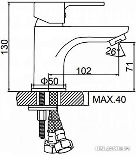 Смеситель Wisent WG1003