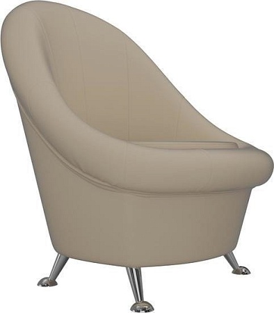 Интерьерное кресло Mebelico 252 28238 (экокожа, бежевый)