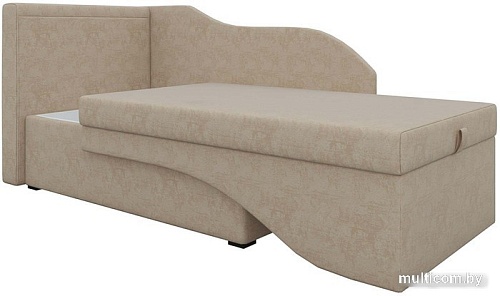 Тахта Лига диванов Гармония левая (микровельвет, бежевый)