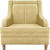 Интерьерное кресло Brioli Луи (велюр, B2 бежевый/светлые ножки)