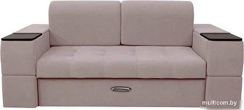 Диван Сириус Лидер-4 ППУ 185x110 (Eva 05 велюр светло-бежевый)