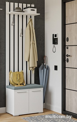 Вешалка для одежды Мебель-АРС Калифорния Пря4-1 (белый)