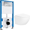 Унитаз подвесной Lauter Sulzdorf с микролифтом и кнопкой смыва 219703F (белый/сатин)
