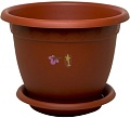 Горшок Plastic Republic ING42024F (коричневый)