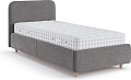 Кровать Sonit Mia 90x200 шенилл Eclipse (07 светло-серый)